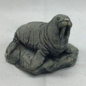 Walrus Figure Ceramic 2 Inches Arctic Sea Animal Wildlife Arctic Zoo